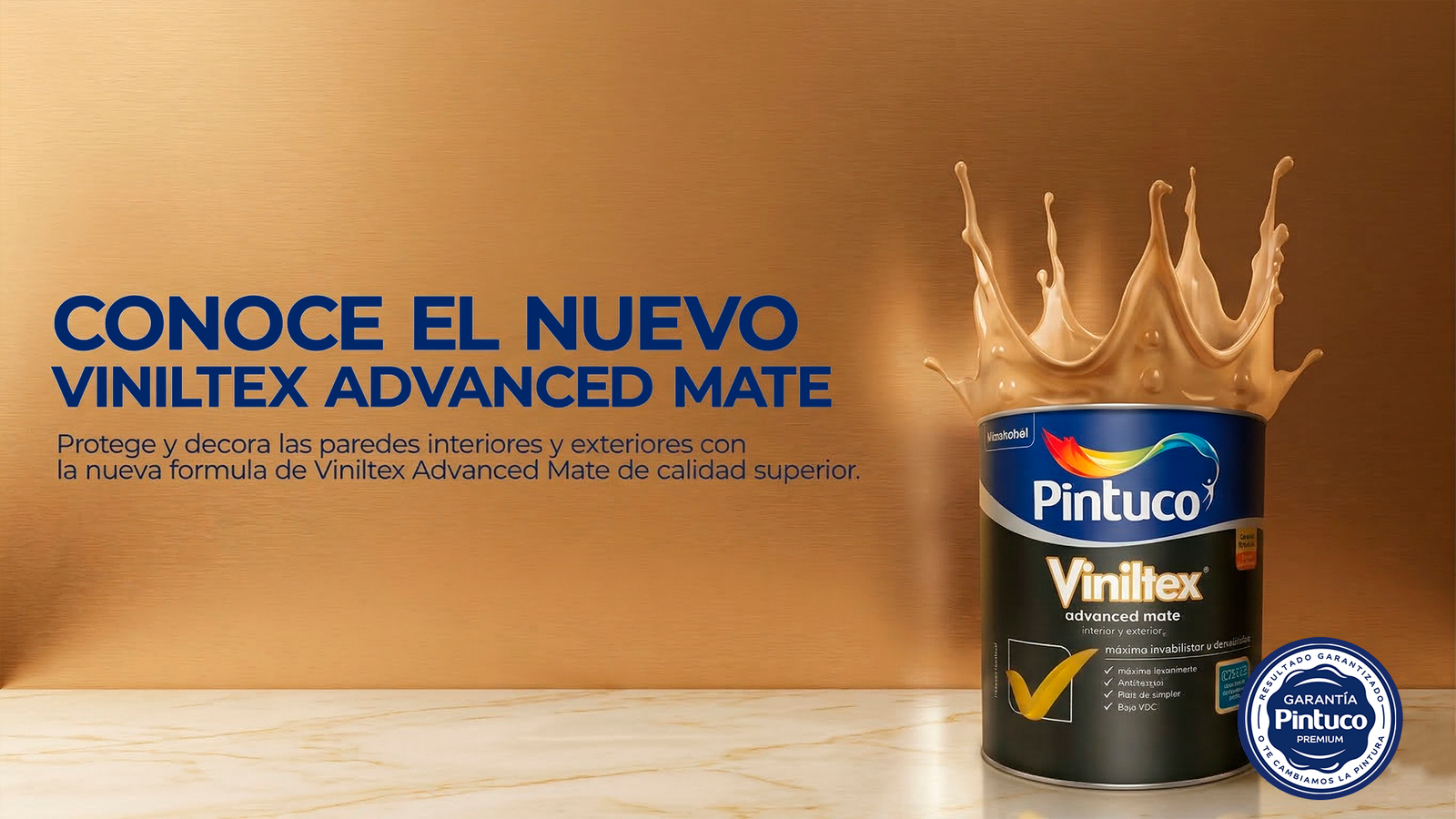 Nuevo Viniltex Advanced Pintuco